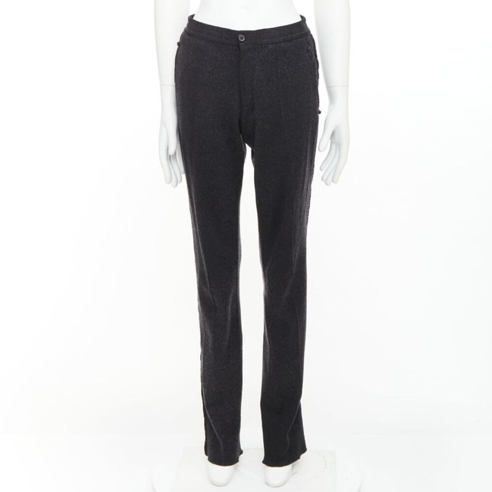 Lanvin Grey Wool Blend Jogger Pants